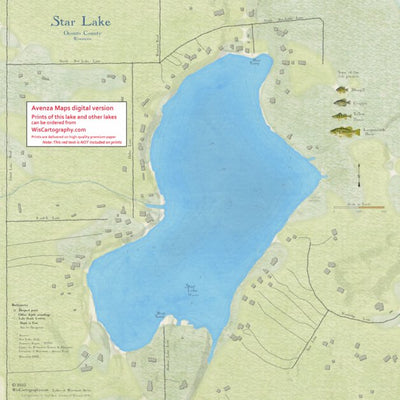 Star Lake, Oconto County Wisconsin