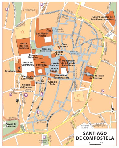 Côte De Galice - Santiago De Compostela Center