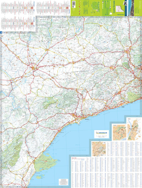 Costa Dorada Map by Michelin | Avenza Maps