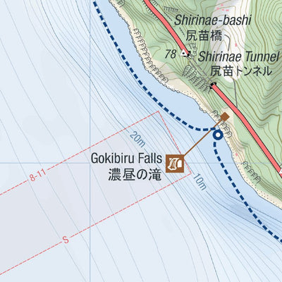 MAP 2/2 - Hamamasu to Gokibiru Sea Kayaking (Mashike Coast, Hokkaido, Japan)