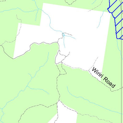 Locality Map of Clouds Creek State Forest compartments 30 to 33