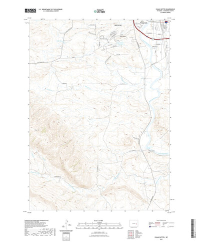 Chalk Buttes, WY (2021, 24000-Scale) Preview 1