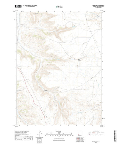 Earnest Butte, WY (2021, 24000-Scale) Preview 1