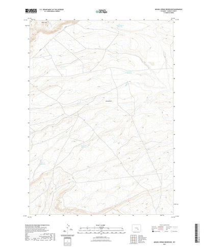 Measel Spring Reservoir, WY (2021, 24000-Scale) Preview 1