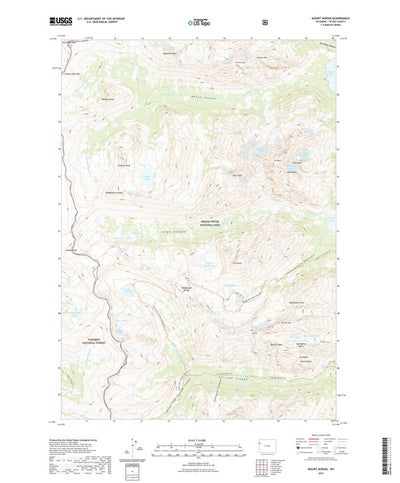 Mount Moran, WY (2021, 24000-Scale) Preview 1