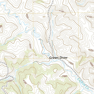 Cabin Creek NW, WY (2021, 24000-Scale) Preview 2