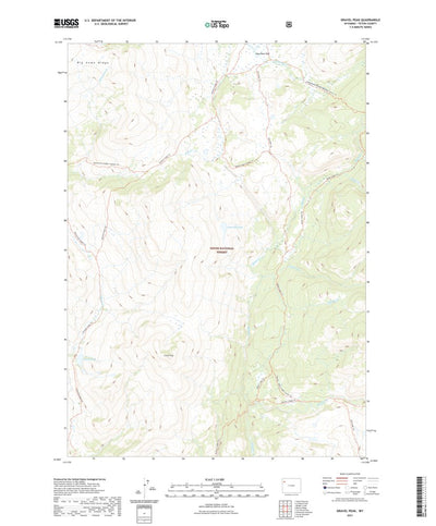 Gravel Peak, WY (2021, 24000-Scale) Preview 1