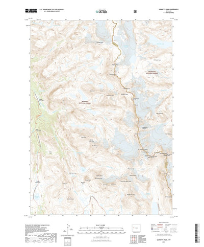 Gannett Peak, WY (2021, 24000-Scale) Preview 1