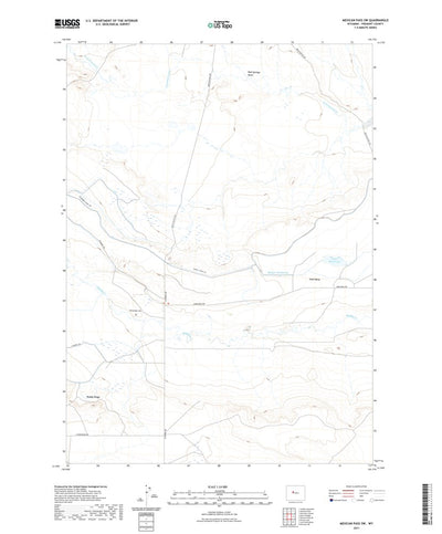 Mexican Pass SW, WY (2021, 24000-Scale) Preview 1