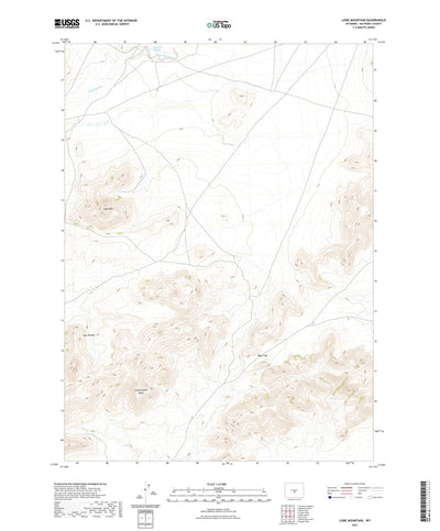 Lone Mountain, WY (2021, 24000-Scale) Preview 1