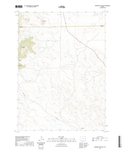 Rawhide Buttes East, WY (2021, 24000-Scale) Preview 1