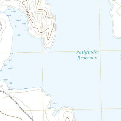 Pathfinder Reservoir SW, WY (2021, 24000-Scale) Preview 2