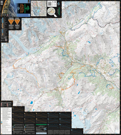 M-01 - Aosta Valley MTB TRAIL MAP - Courmayeur Area