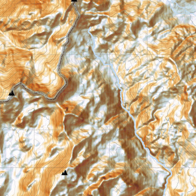El Azufre Slope Map