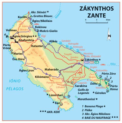 Corfou Et Les Îles Ioniennes / Corfu And The Ionian Islands - Zante Routes