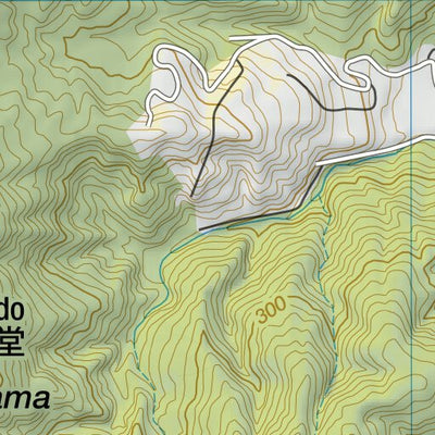 Kumanonaga-mine 熊野長峰 Hiking Map (Tohoku, Japan) 1:25,000