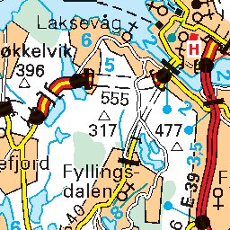 Scandinavie, Finlande / Scandinavië, Finland Inset Bergen