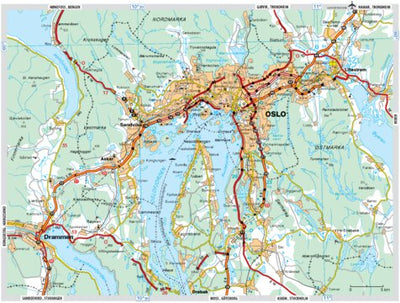Scandinavie, Finlande / Scandinavië, Finland Inset Oslo