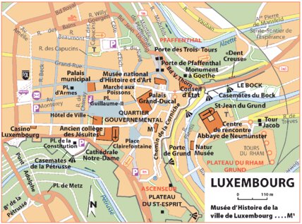 Grand-Duché De Luxembourg Inset Ville 2