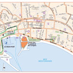 Carte Routiere Touristique Cote D'Azur - Cannes