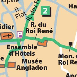 Carte Routiere Touristique Provence - Avignon