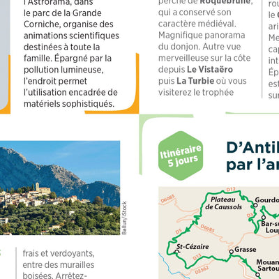 Carte Routiere Touristique Cote D'Azur - Index