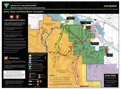 Devils, Flume and Pollock Bench Trail System Map