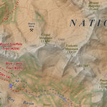 Yankee Boy Basin, Colorado 15 Minute Topographic Map - Color Hillshade