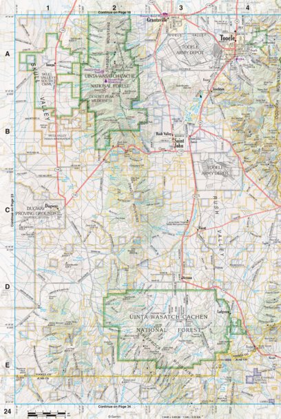 Utah Atlas & Gazetteer Page 24