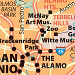 Texas - Oklahoma Inset San Antonio