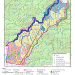 Ellis State Forest compartments 3 to 6 Harvesting Plan Map