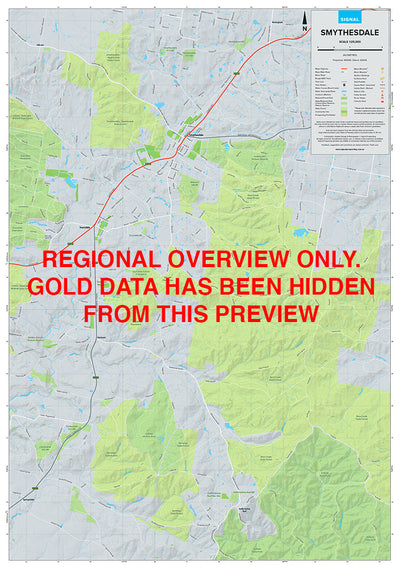 Smythesdale - Gold Prospecting Map