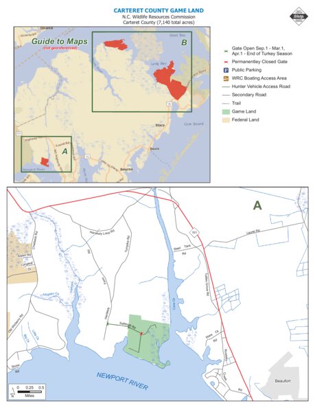 Carteret County Game Land A overview