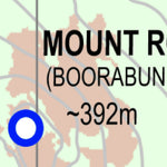 WalkGPS - Mount Roe (Boorabunup) Walk Area