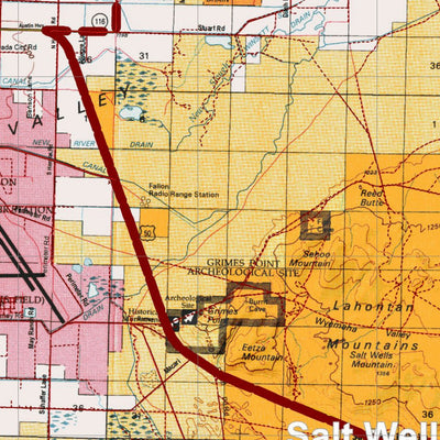 Nevada Unit 181 Land Ownership Map