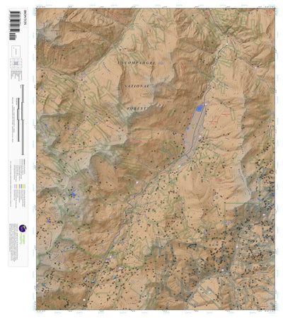 Apogee Mapping, Inc. Ironton, Colorado 7.5 Minute Topographic Map - Color Hillshade digital map