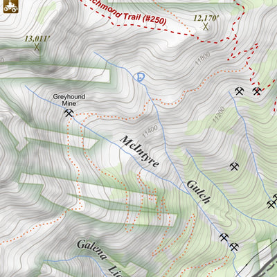 Ironton, Colorado 7.5 Minute Topographic Map