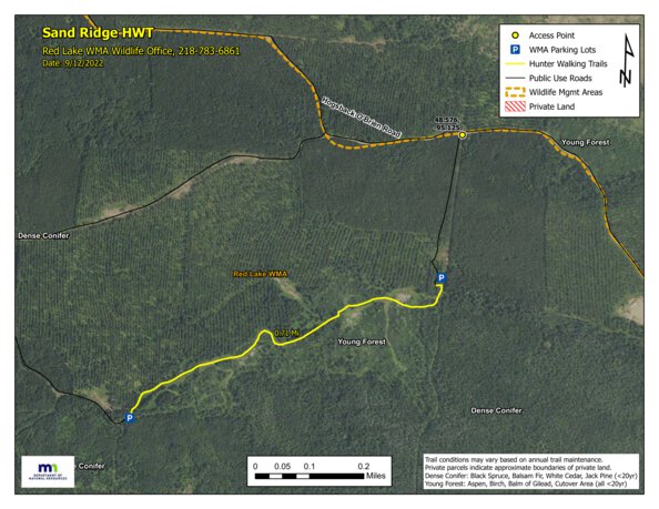 Sand Ridge HWT 2022 map by Minnesota Department of Natural Resources ...