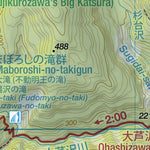 Yozo-san 与蔵山 Hiking Map (Tohoku, Japan) 1:25,000