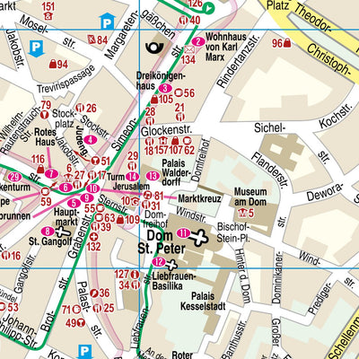 Citymap Trier (Treves) 2023