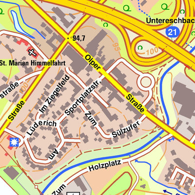 Bergisch Gladbach 3 (1:10,000)