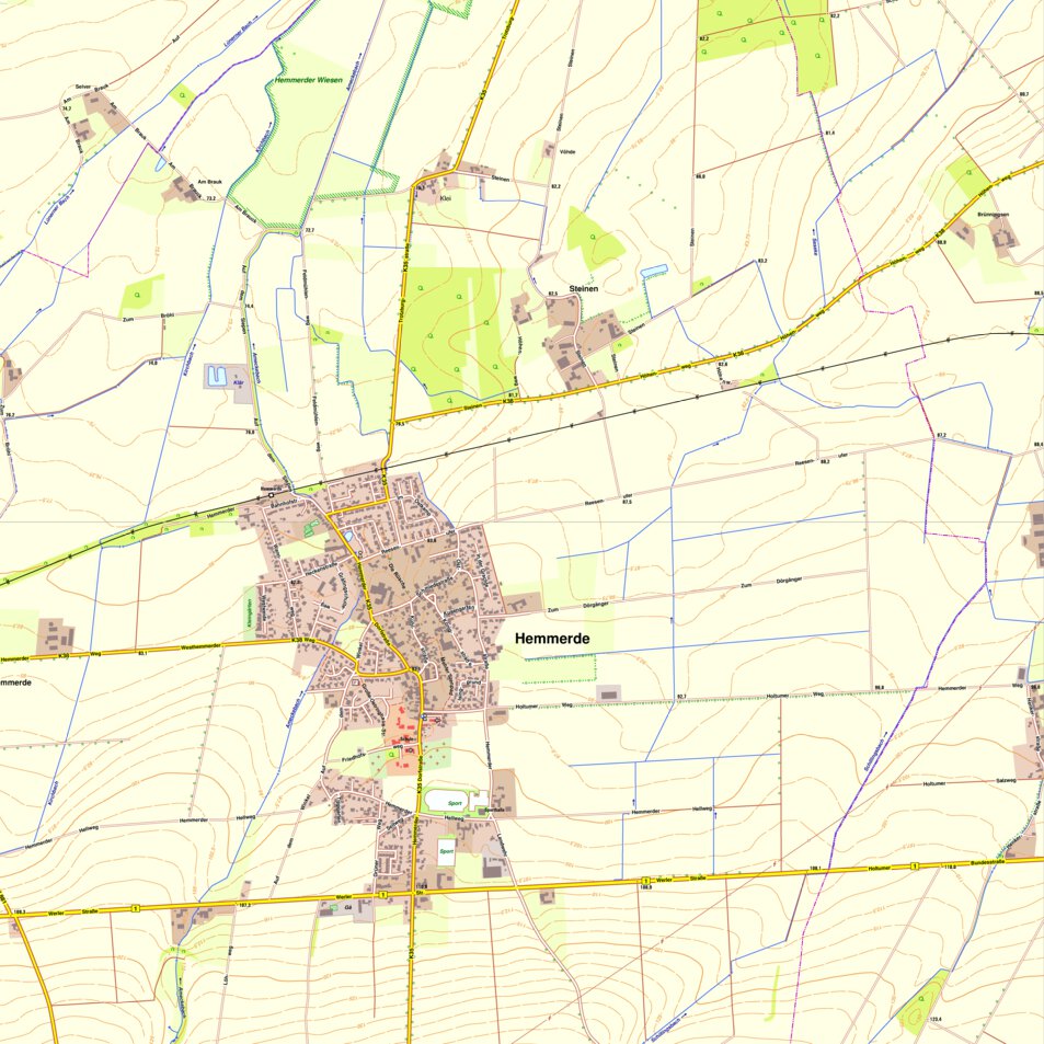 Unna 4 (1:10,000) Map by Bezirksregierung Koln | Avenza Maps