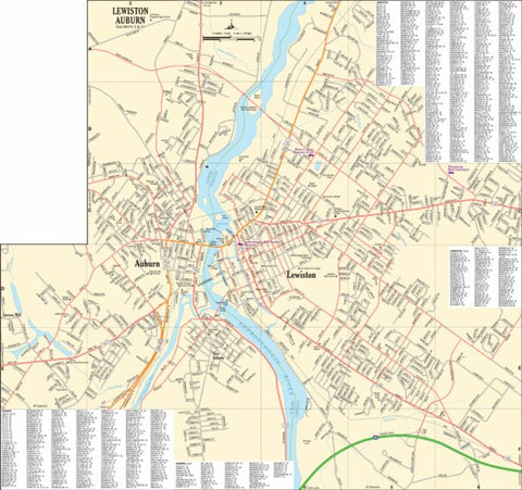 Maine Atlas & Gazetteer- Lewiston/Auburn