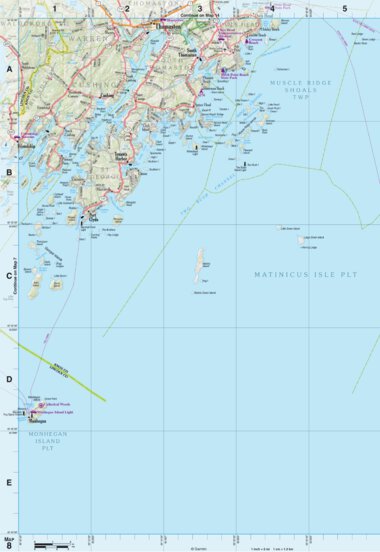 Maine Atlas & Gazetteer Map 8