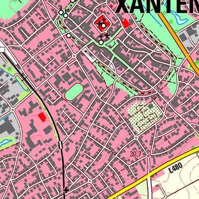 Xanten 1 (1:25,000)