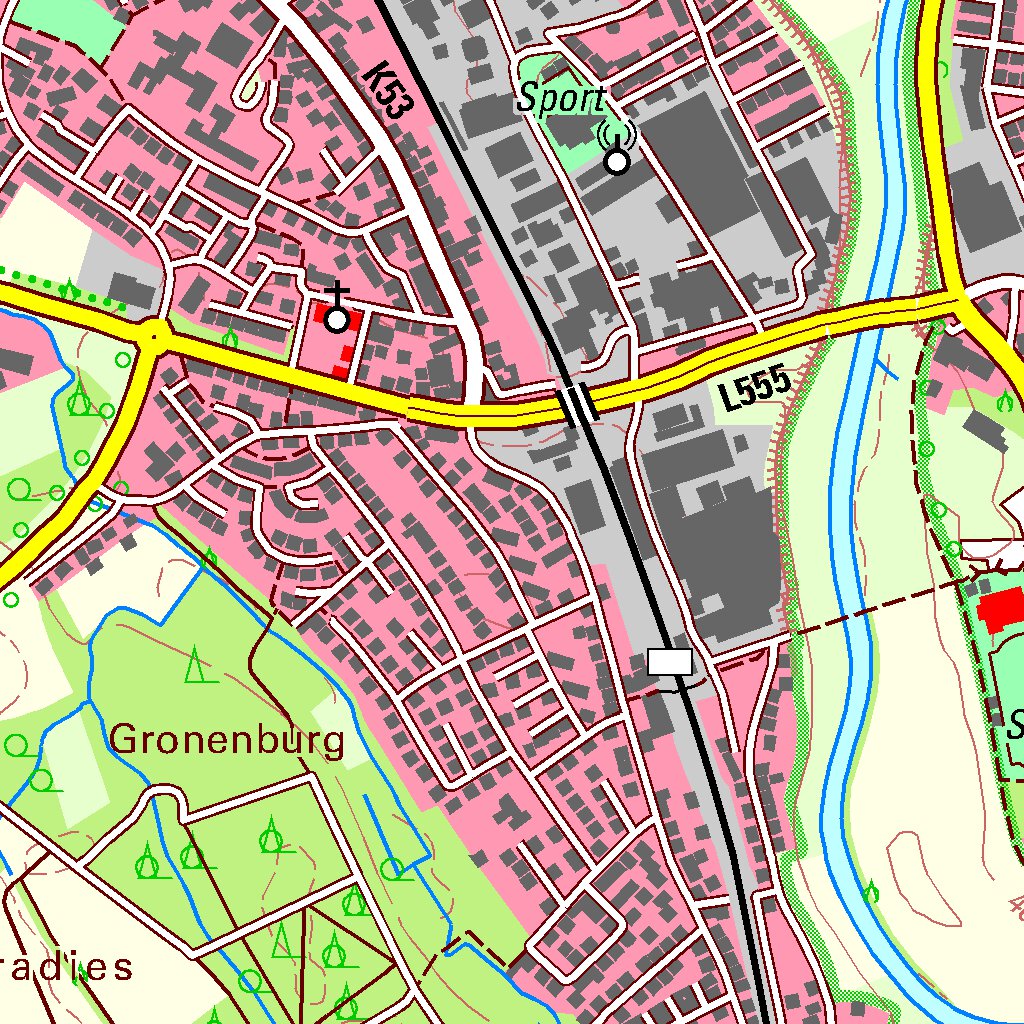 Greven 1 (1:25,000) Map by Bezirksregierung Koln | Avenza Maps