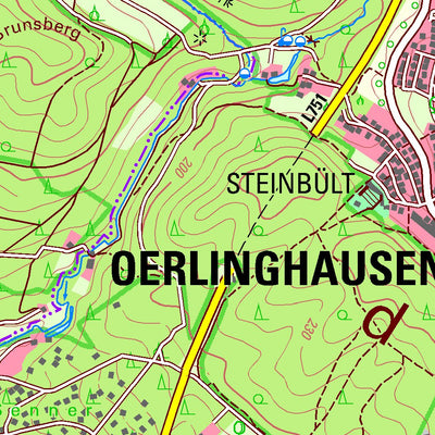 Oerlinghausen (1:25,000)