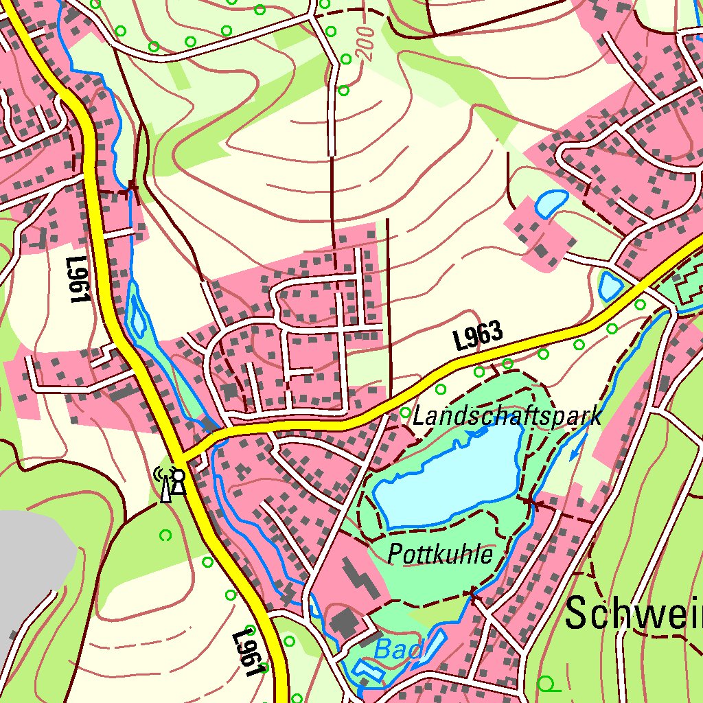 Dörentrup (1:25,000) Map by Bezirksregierung Koln | Avenza Maps