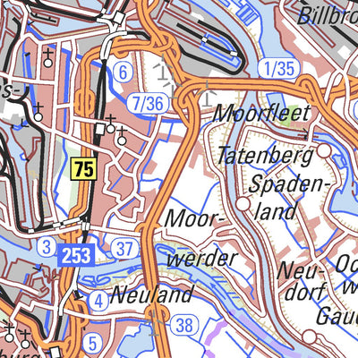 Map of Hamburg