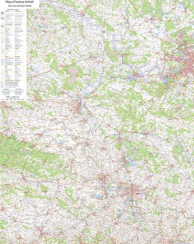 Map of Saxony-Anhalt